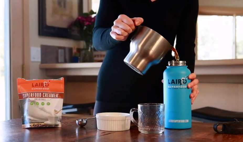 Creating a Laird Superfood Latte