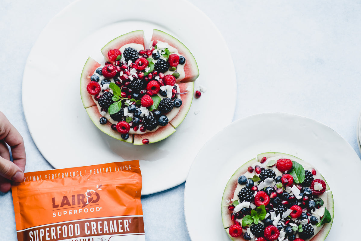 Watermelon Pizza with Original Superfood Creamer Recipe