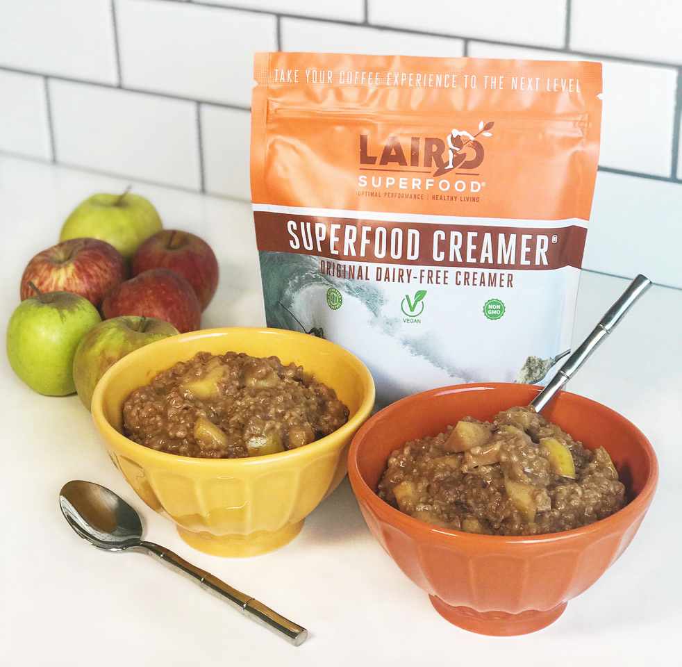 Superfood apple cinnamon oatmeal recipe