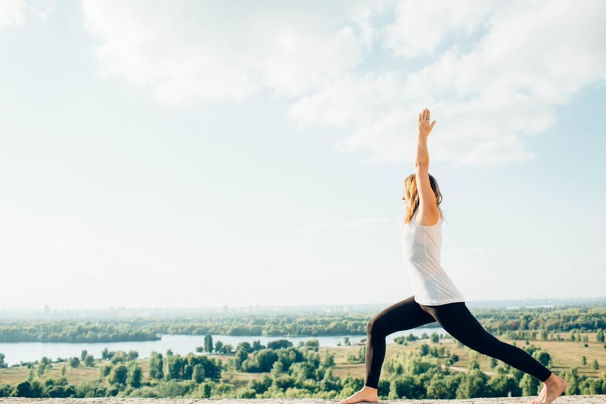 Woman Doing Yoga