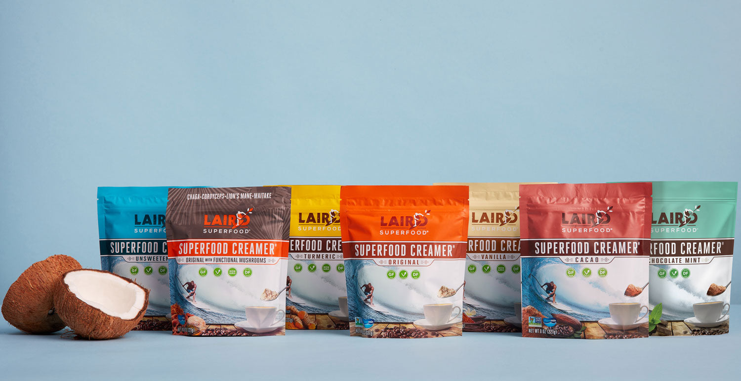 Laird Superfood Creamers, Non-Dairy Coffee Creamer