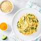 Creamy Broccili Orzo Bake