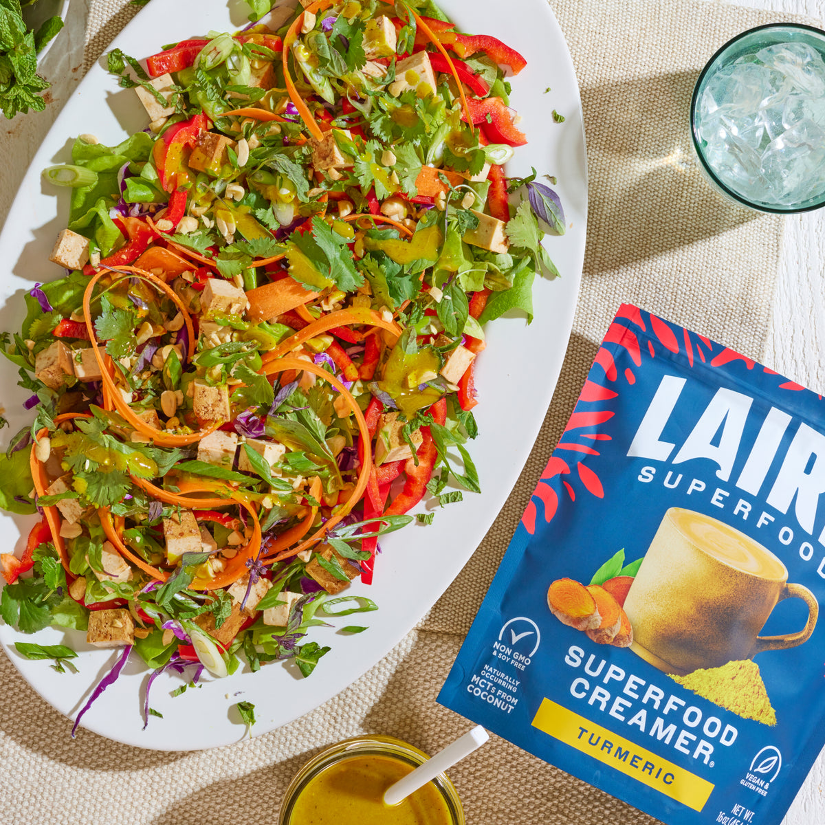 Thai-Style Salad with Turmeric Dressing