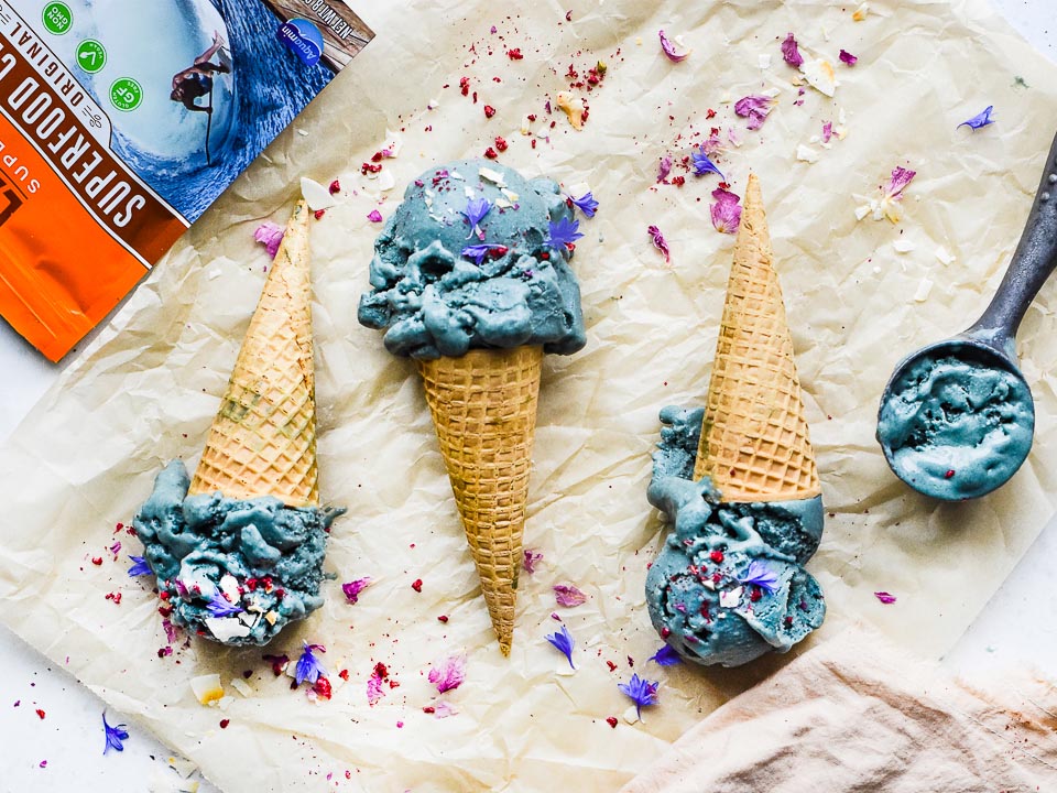 Plant-based, superfood nice cream