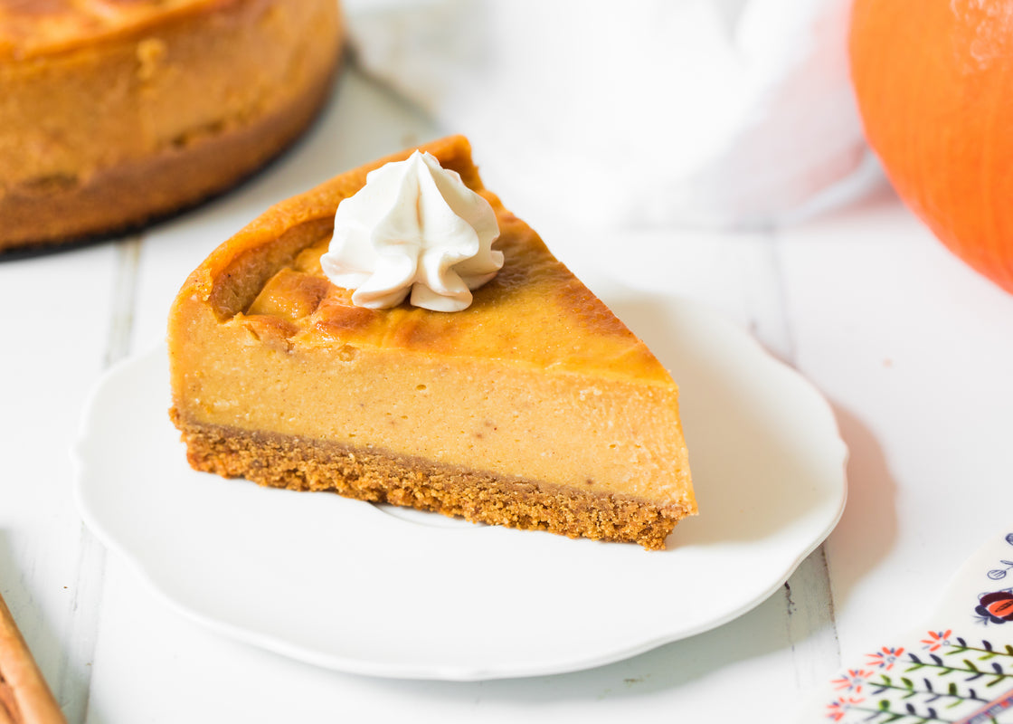 Vegan Pumpkin Spice Cheesecake