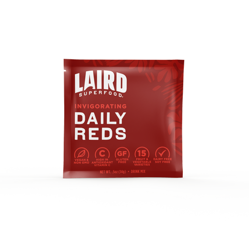 Antioxidant Daily Reds single serving packet packaging