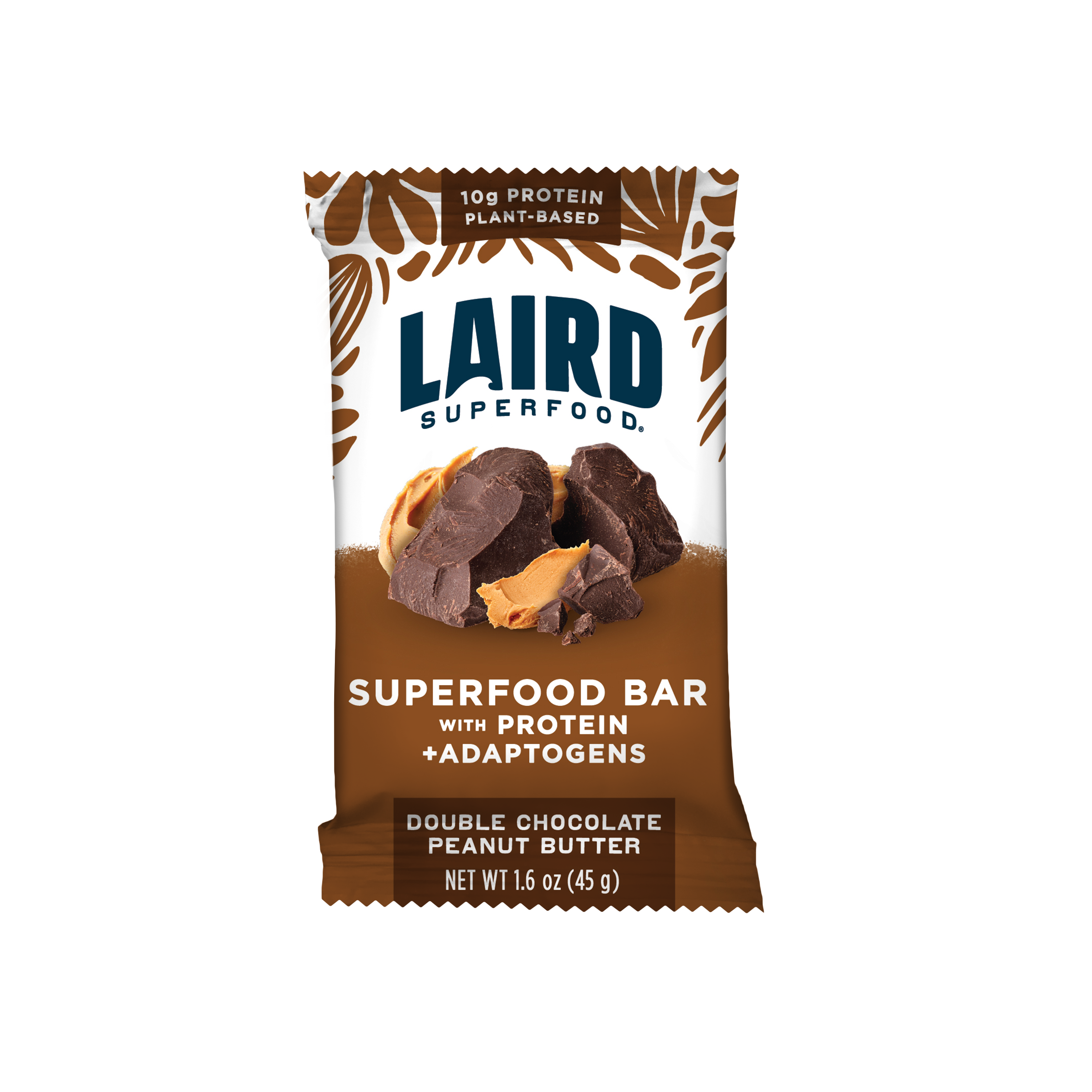 Double Chocolate Peanut Butter Superfood Bar (10pk) – Laird Superfood