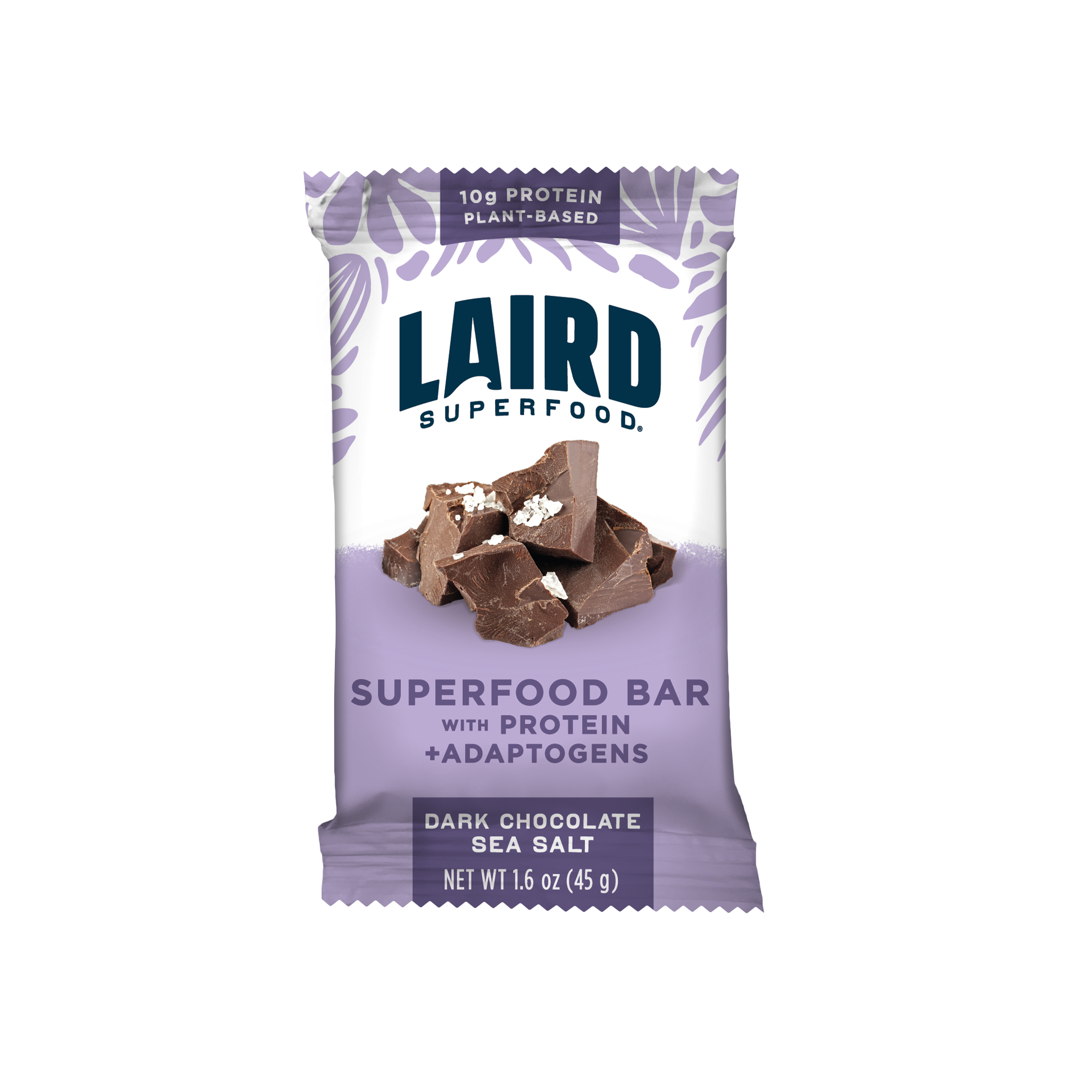 Dark Chocolate Sea Salt Protein Bars with Adaptogens | Laird Superfood