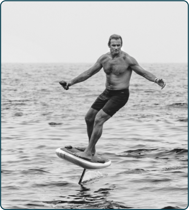 Laird Hamilton surfing