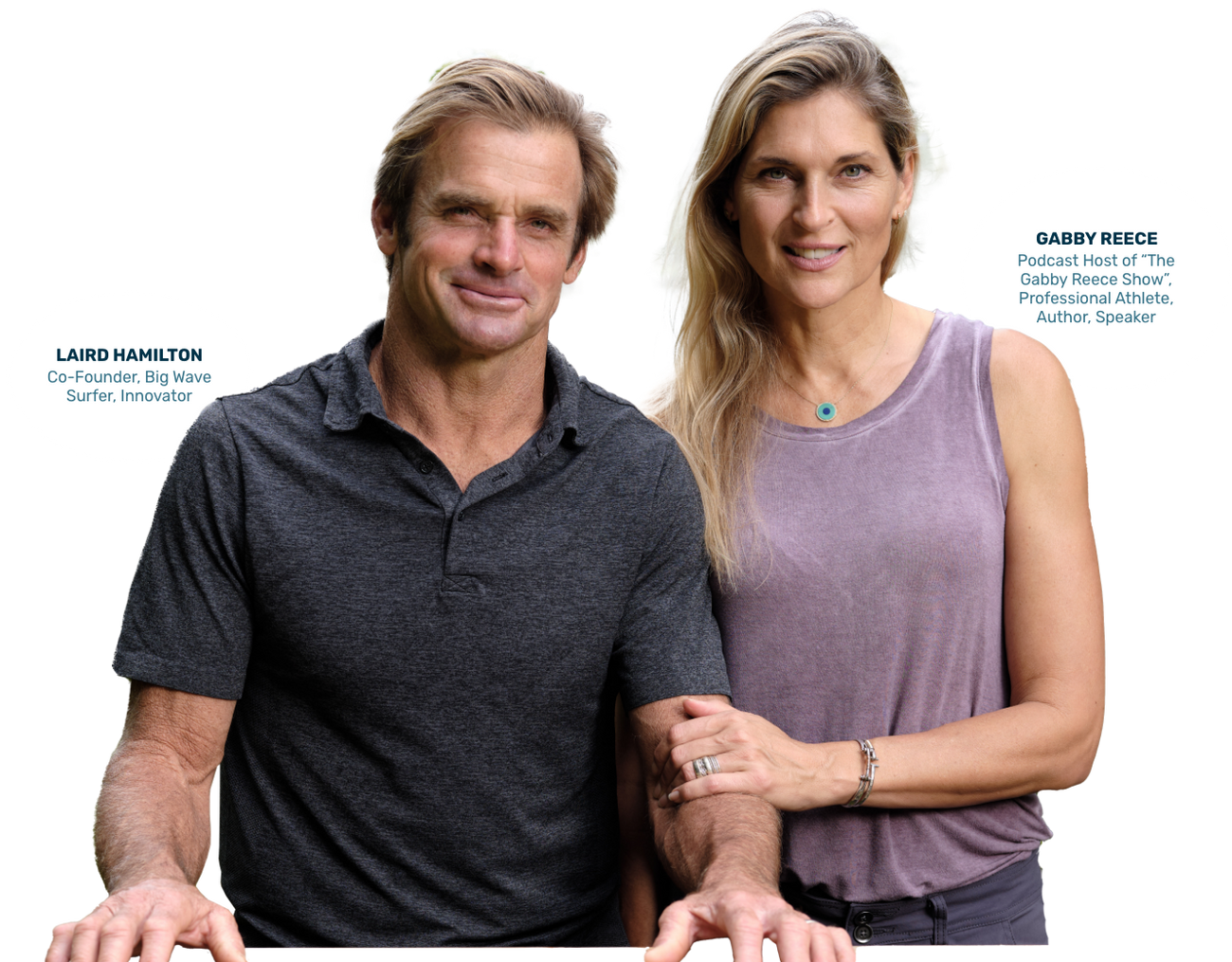Gabby Reese and Laird Hamilton