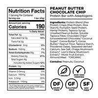 Peanut Butter Chocolate Chip Protein Bars