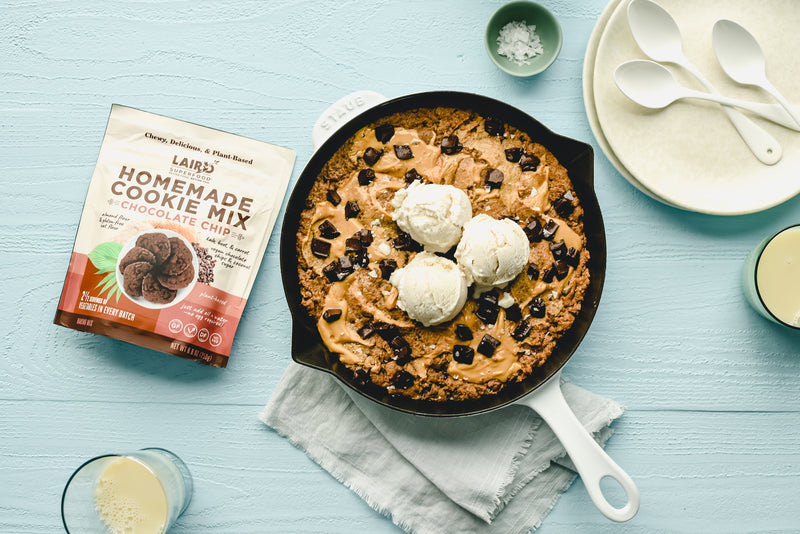 Vegan Peanut Butter Cookie Skillet Recipe