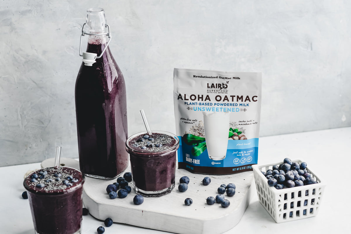 Dairy-Free Blueberry Pie Smoothie Recipe