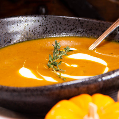 Superfood pumpkin spice curry soup recipe