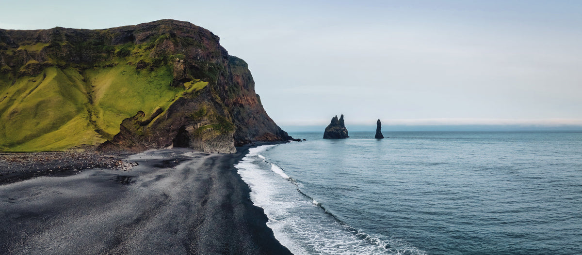 The Iceland shoreline, where Aquamin is harvested from algae.