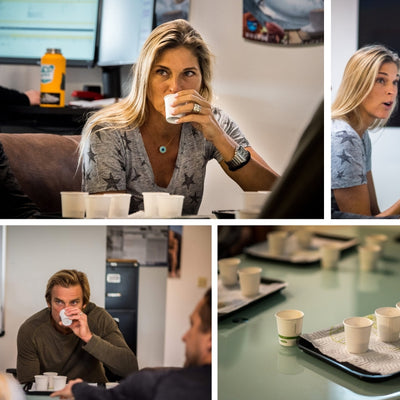 Gabby Reece and Laird Hamilton testing future Laird Superfood products