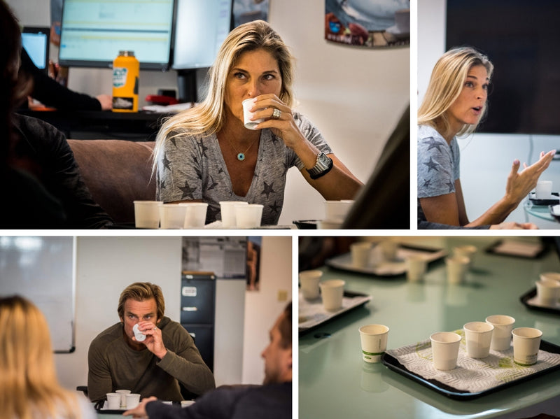 Gabby Reece and Laird Hamilton testing future Laird Superfood products