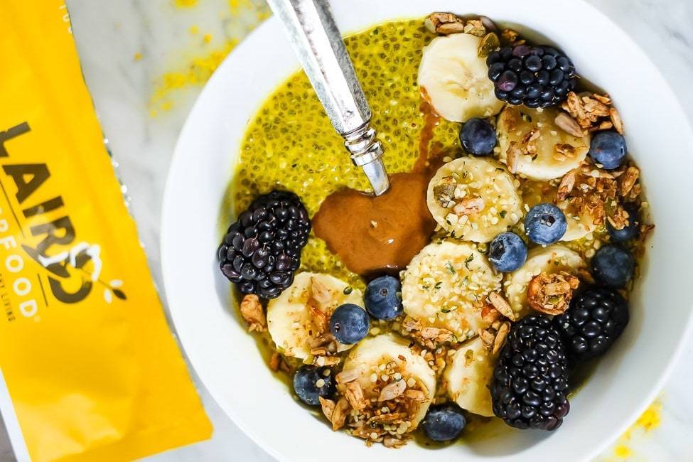 Superfood Golden Chia Pudding Bowl | Plant-Based, Laird Superfood