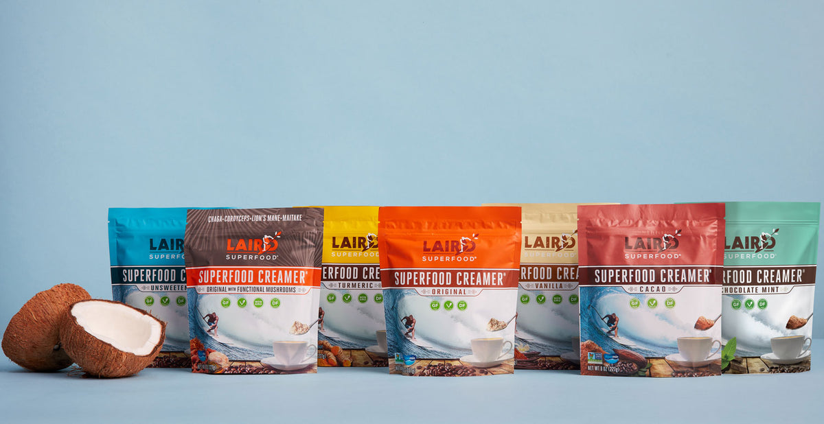 Laird Superfood Creamers, Non-Dairy Coffee Creamer