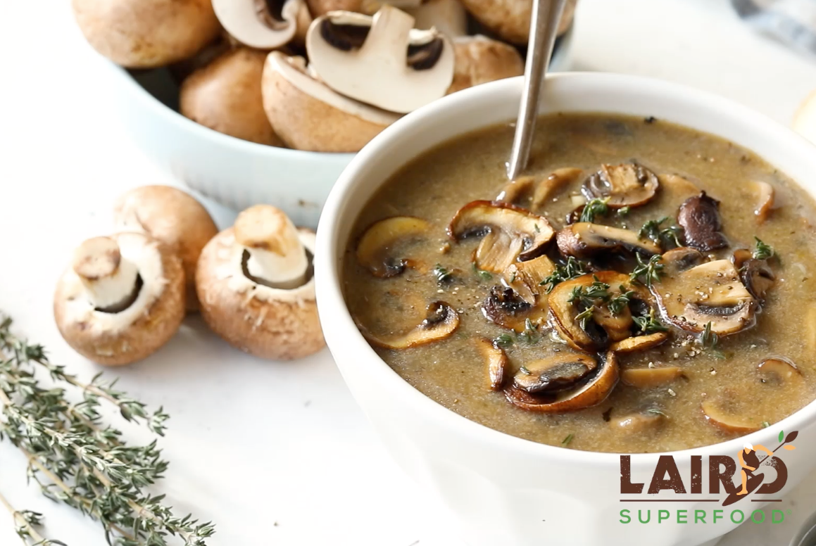 Plant-Based Creamy Mushroom Soup Recipe