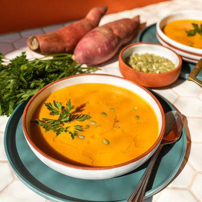 Pumpkin & Sweet Potato Gazpacho Recipe