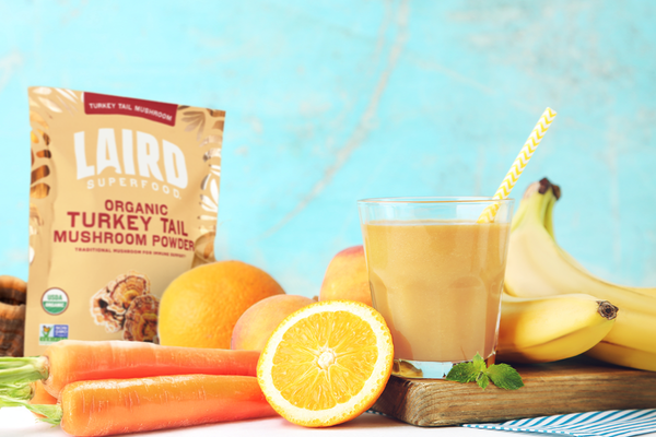 Turkey Tail Mushroom Powder Immune Support Smoothie
