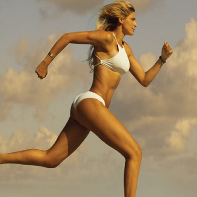 Gabby Reece running