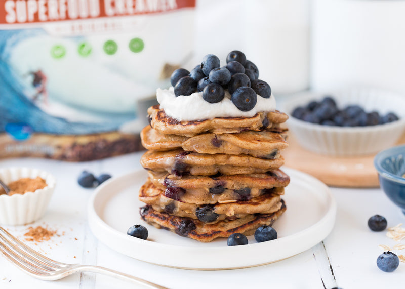 Superfood Blueberry Pie Pancake Recipe
