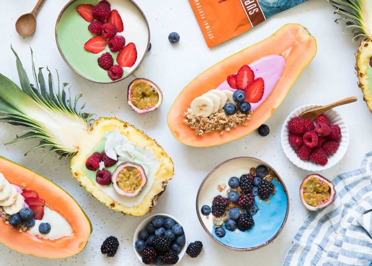 Vegan Fruit and Yogurt Bowls Recipe