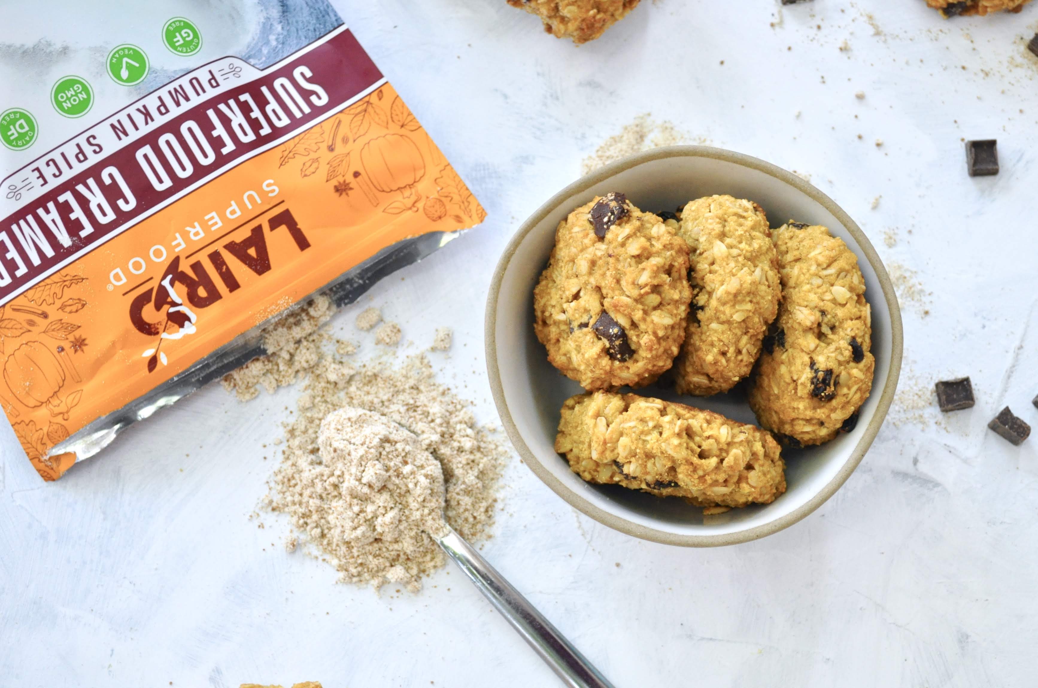 Vegan Pumpkin Spice Breakfast Cookies