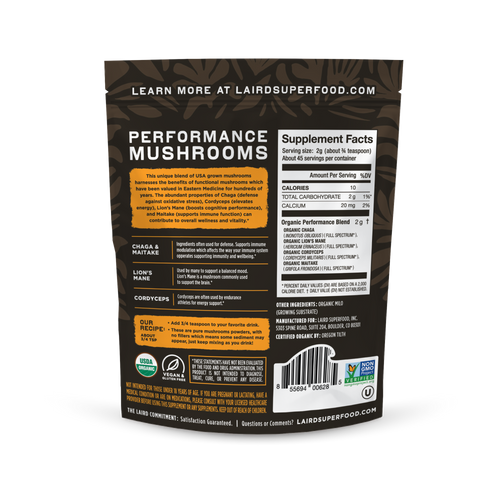 Organic Performance Mushrooms