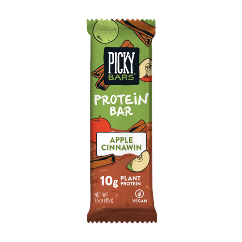 Apple Cinnawin Protein Bar front of package