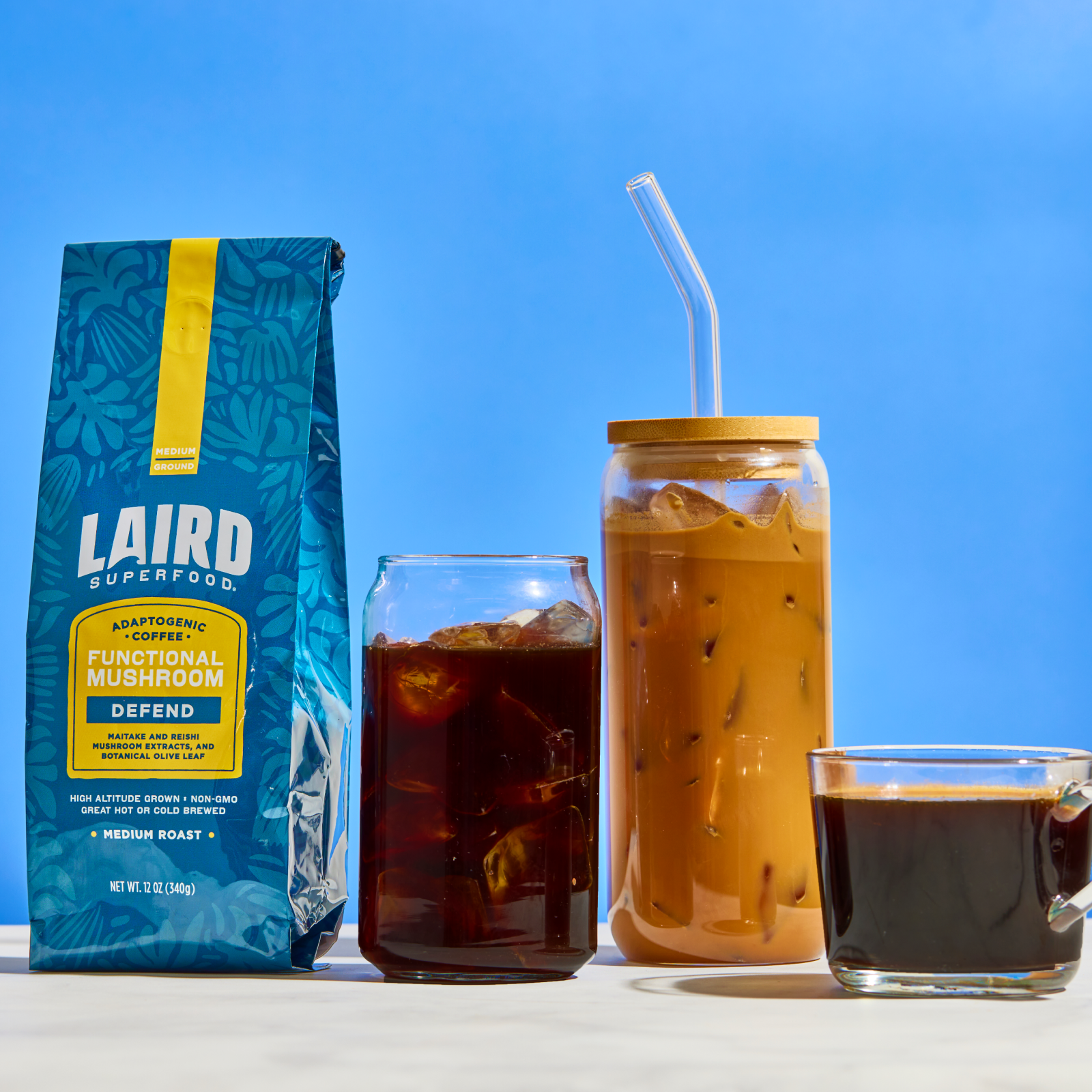 DEFEND Functional Mushroom Coffee, 15% DV Of Vitamin D | Laird Superfood