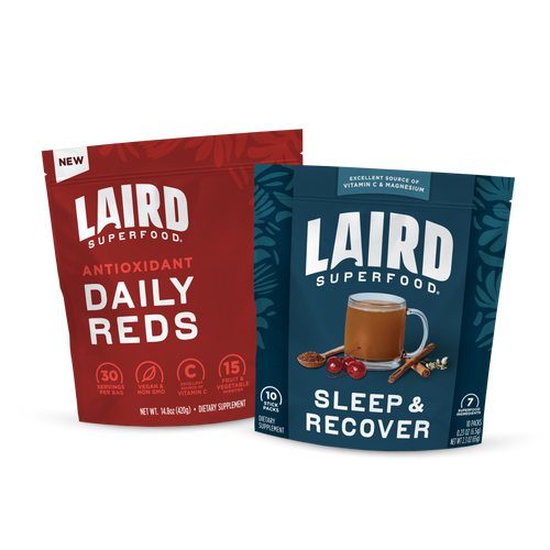 Daily Reds Blend and Laird Superfood's Sleep and Recover Bundle