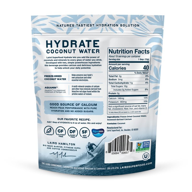 Coconut water drink mix. Powdered coconut water.