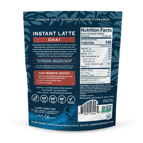 Chai Instant Latte with Adaptogens