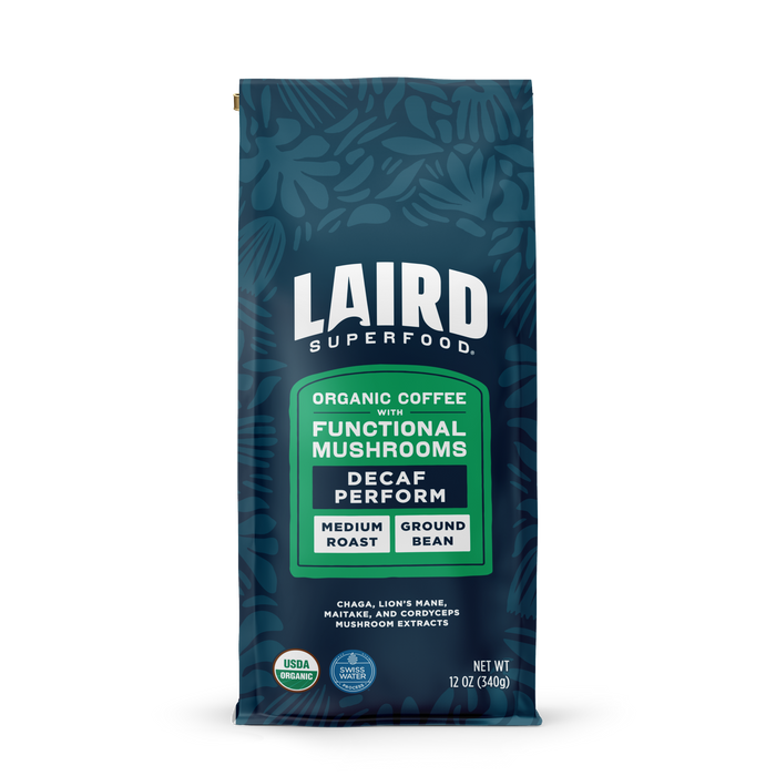 Organic Decaf Perform Functional Mushroom Ground Medium Roast Coffee