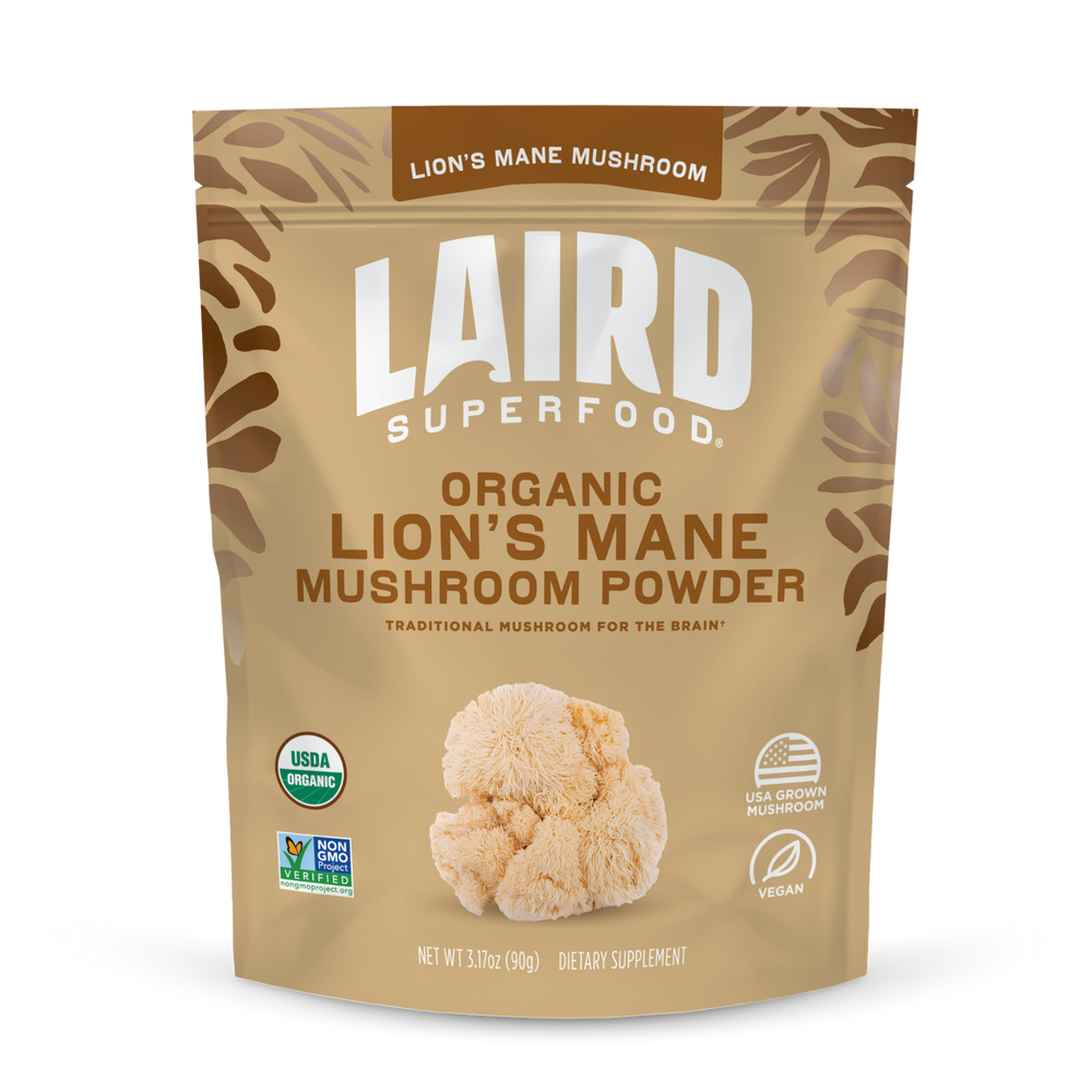 Laid Superfood organic lion's mane mushroom powder 