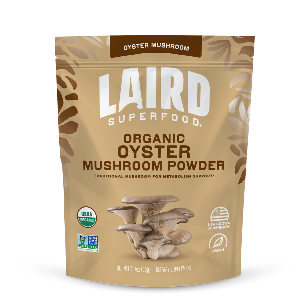 Laird Superfood organic oyster mushroom powder.