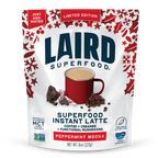 Laird Superfood Peppermint Mocha Instant Latte package with festive design