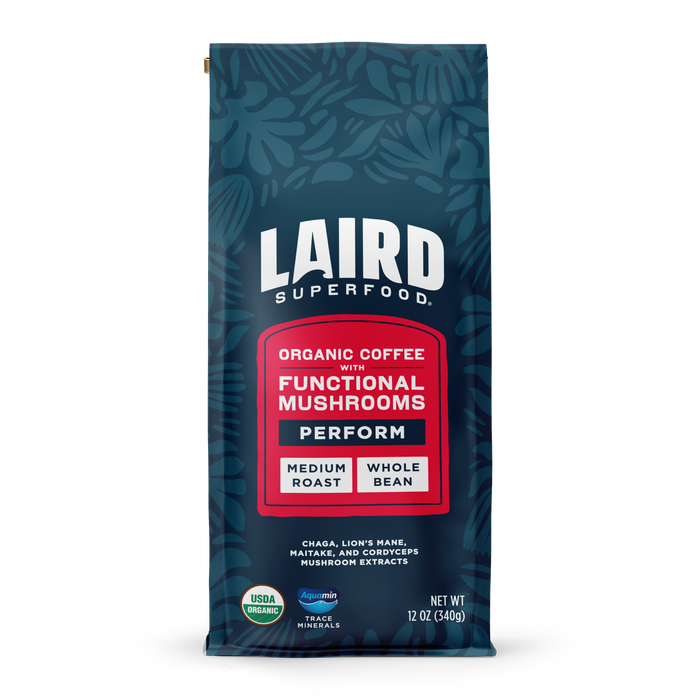 Organic Perform Functional Mushroom Whole Bean Medium Roast Coffee