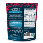 Back of a Laird Superfood Creamer package with nutritional information and ingredients.