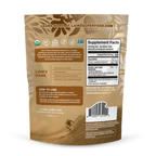 Laird Superfood organic lion's mane mushroom powder back of package. 