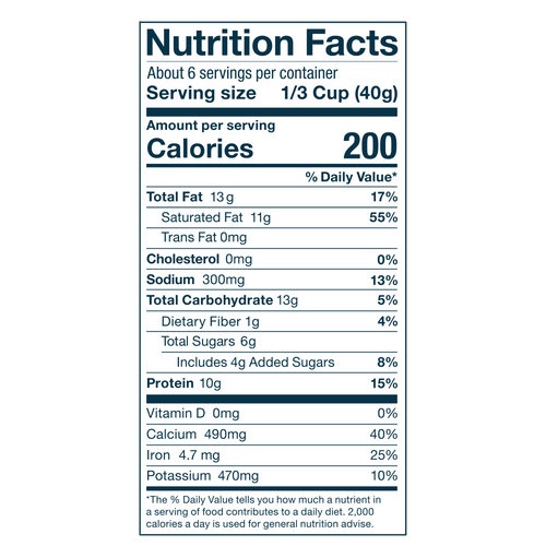 protein instant latte NFP