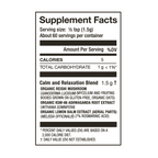 Laird Superfood calm and relaxation mushroom blend nutritional facts.