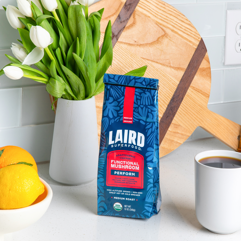 Laird Superfood Perform medium roast ground coffee