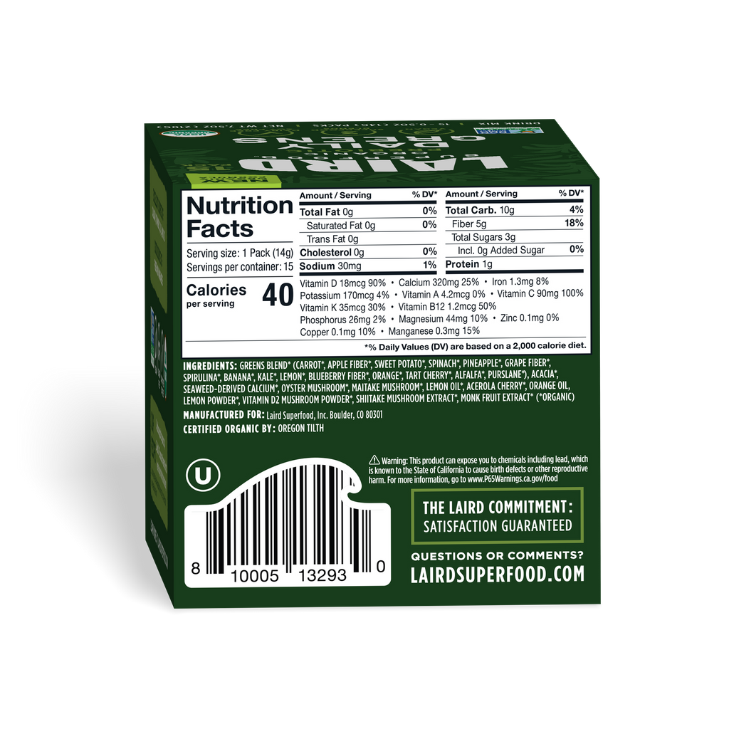 Organic Prebiotic Daily Greens