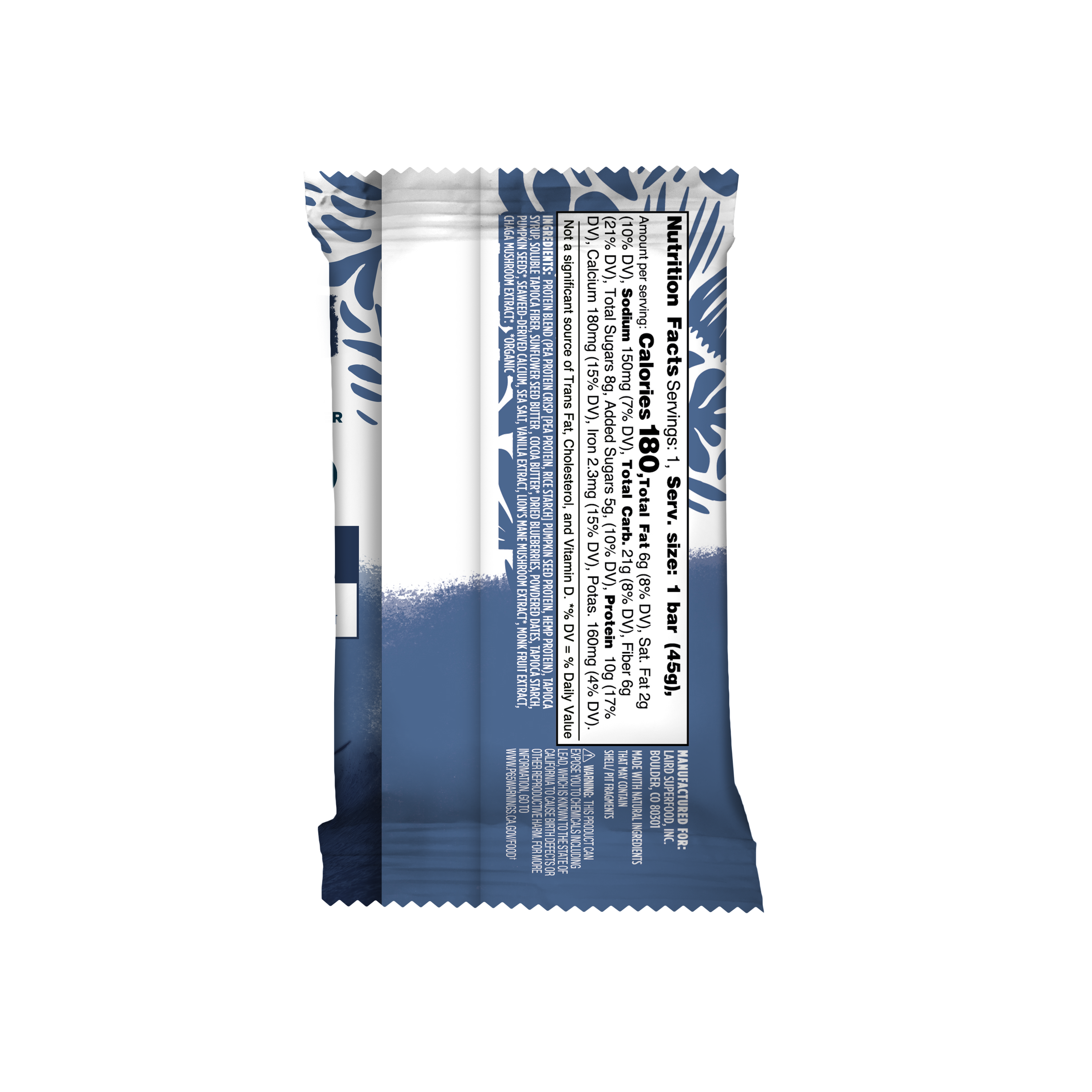 Blueberry + Sunflower Butter Protein Bar (10pk)