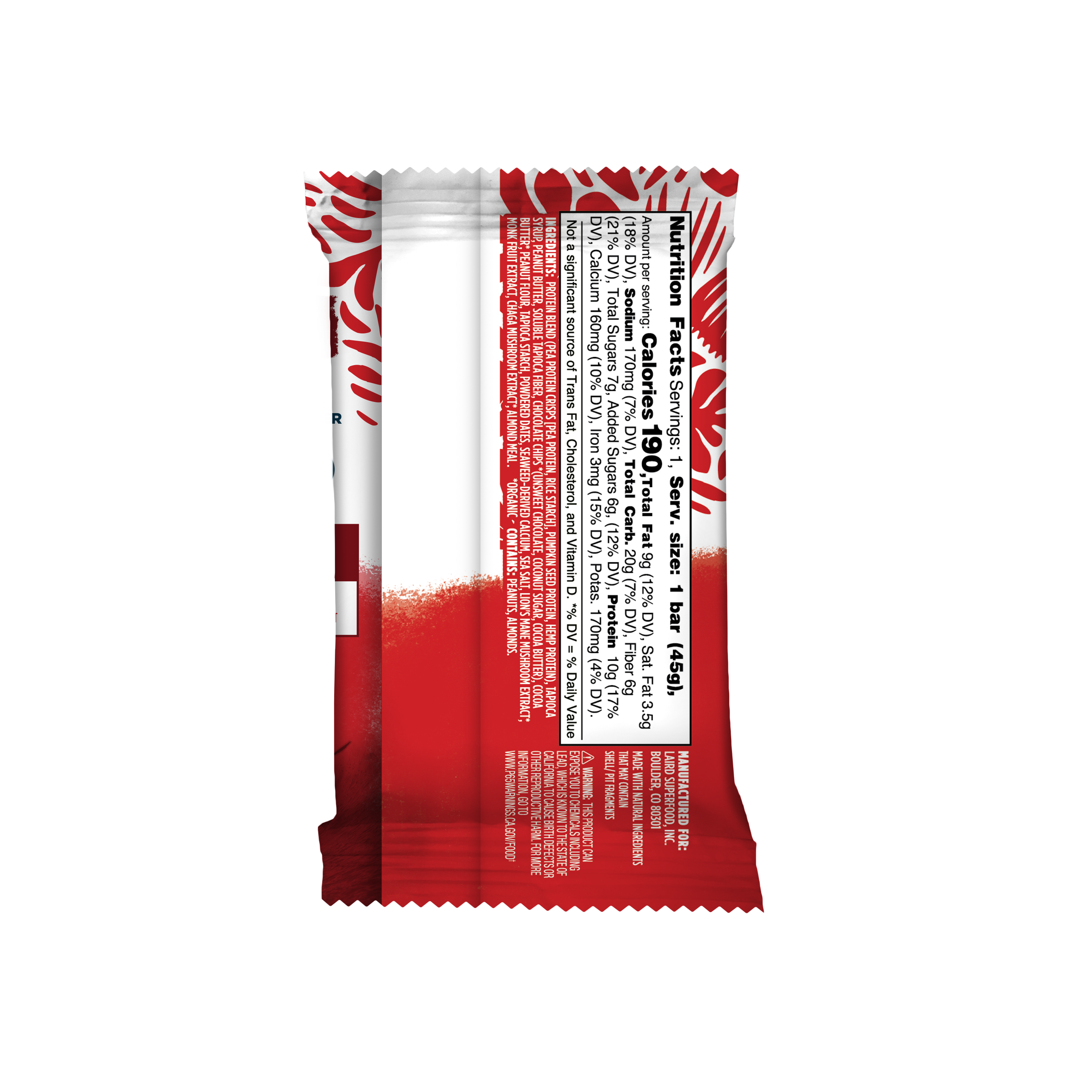 Peanut Butter Chocolate Chip Protein Bar (10pck)