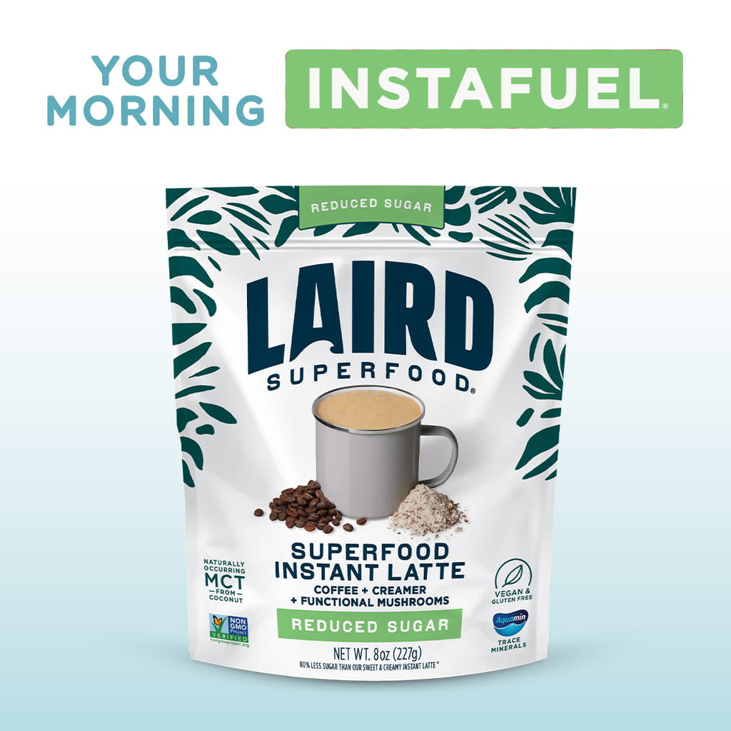 Reduced Sugar Instant Latte with Adaptogens